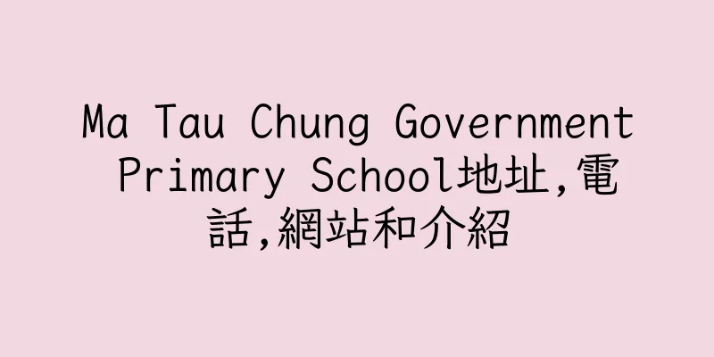 香港Ma Tau Chung Government Primary School地址,電話,網站和介紹